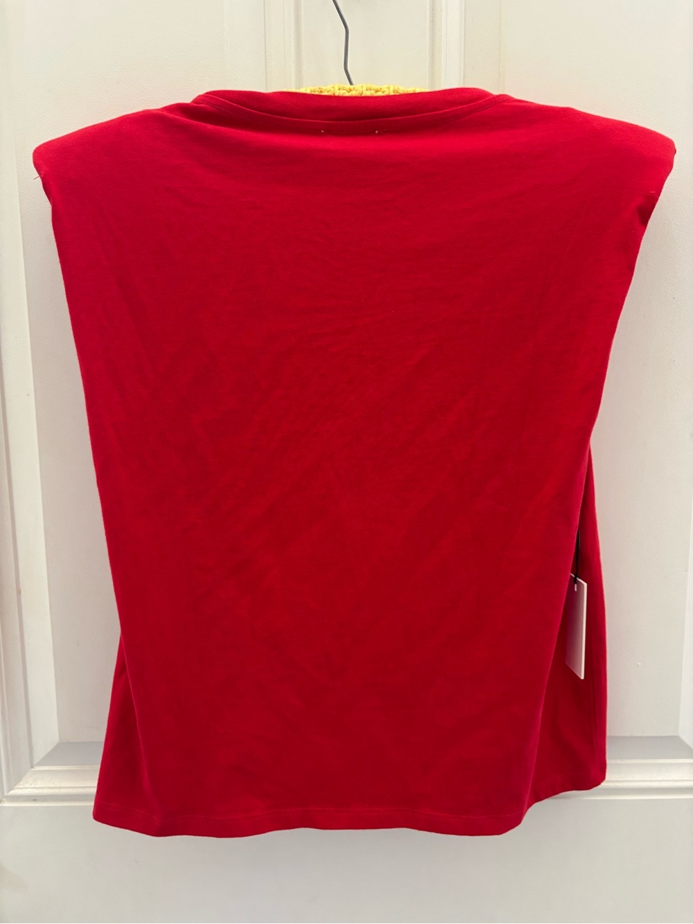 NWT Aritzia Babaton Red Cotton Top Small - Picture 6 of 10